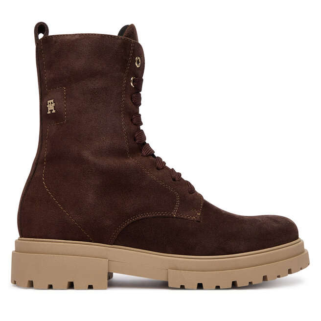 Trzewiki Tommy Hilfiger T4A5-35172-1429 S Brązowy - dziewczęce
