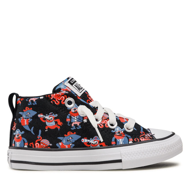 Trampki Converse Chuck Taylor All Star Street Mid 672732C Czarny - chłopięce