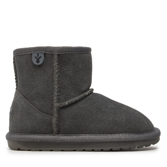 Śniegowce EMU Australia Wallaby Mini K10103 Szary - chłopięce