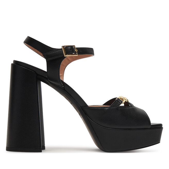 Sandały LOVE MOSCHINO JA1604CG1OIE0000 Czarny - kobiece