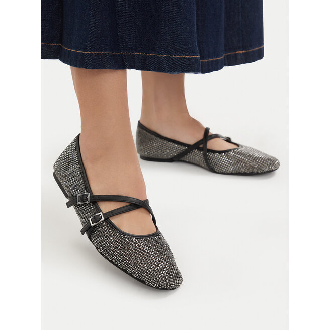 Baleriny Steve Madden Watchlist 11005277 Czarny -