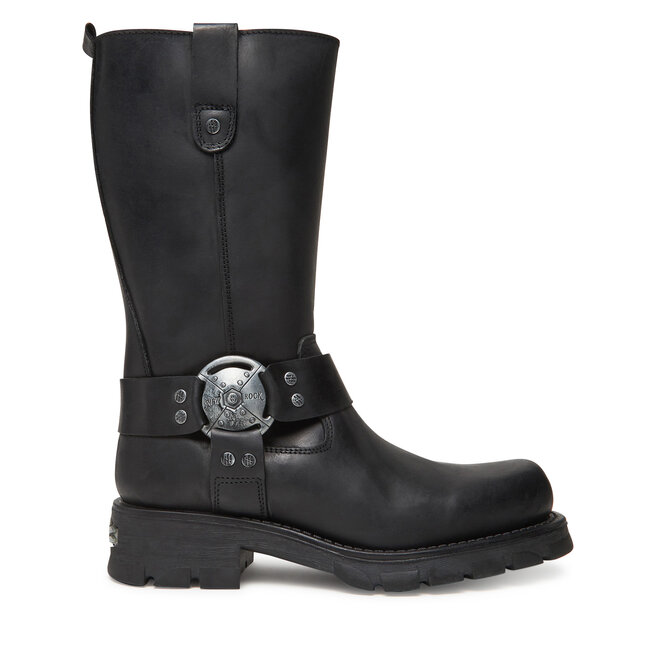 Kozaki NEW ROCK M-7610-S1 Czarny - kobiece