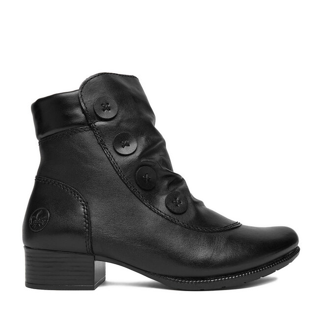 Botki Rieker CEO-78659-00 Czarny - kobiece