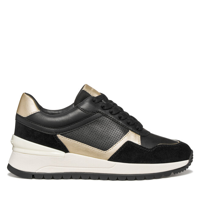 Sneakersy Geox D Desya D6500A 08522 C9258 Czarny - kobiece