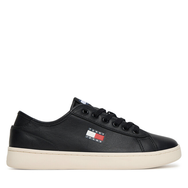 Tenisówki Tommy Jeans Tjw Lightweight Court EN0EN02875 Czarny - kobiece