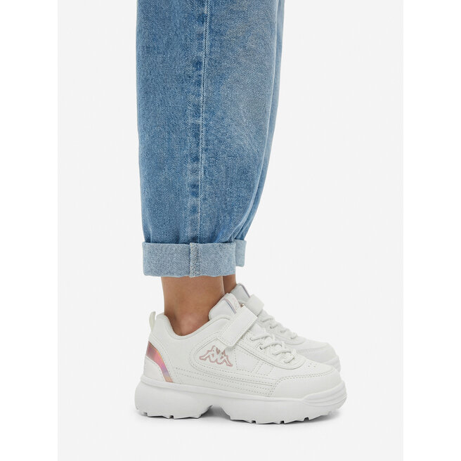 Sneakersy Kappa CEO-SS24-3CK10 Biały - dziewczęce