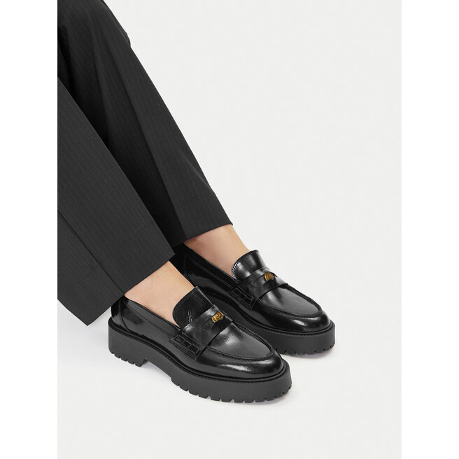 Loafersy Gino Rossi C-CARRIE1 Czarny - kobiece