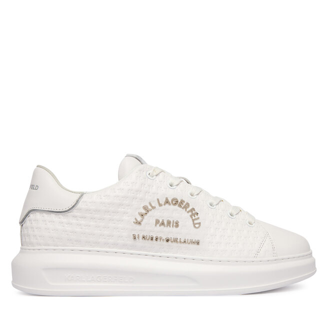 Sneakersy KARL LAGERFELD Kapri KL52536K Biały - męskie