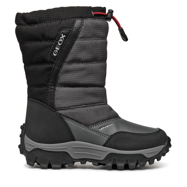 Śniegowce Geox J Himalaya Boy B Abx J26FRA 0FU54 C9211 S Szary - chłopięce