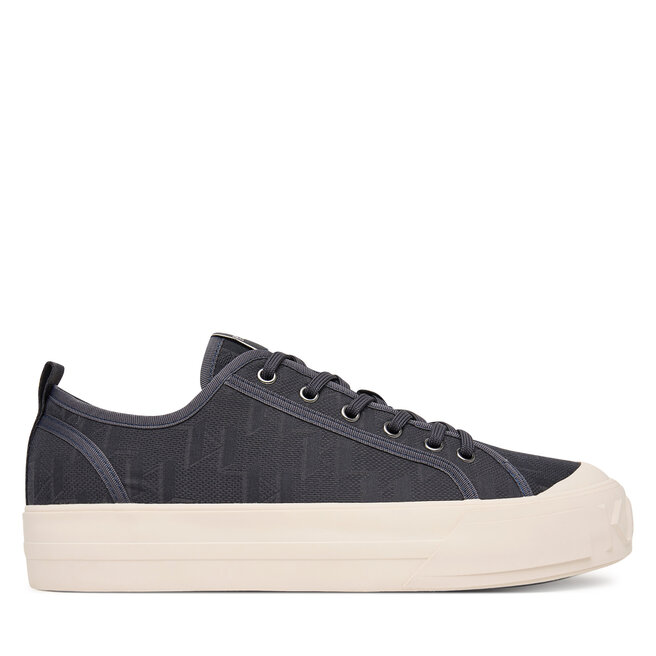 Trampki KARL LAGERFELD Kampus Max V KL50526 Granatowy - męskie