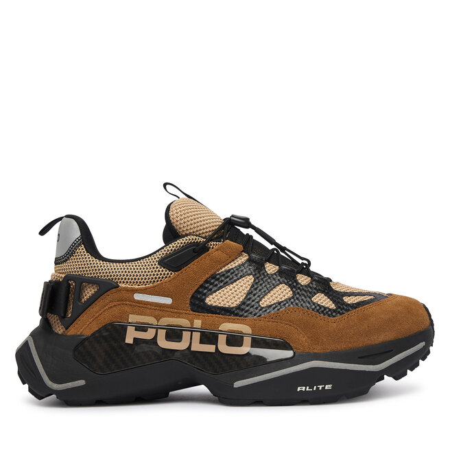 Sneakersy Polo Ralph Lauren Advntr 400 809P15676003 Brązowy jasny - męskie