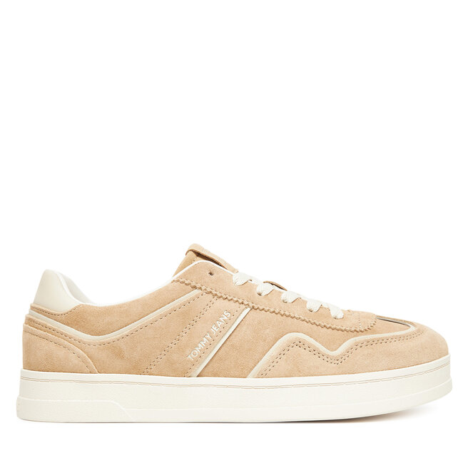 Sneakersy Tommy Jeans The Greenwich EN0EN02806 Beżowy - kobiece