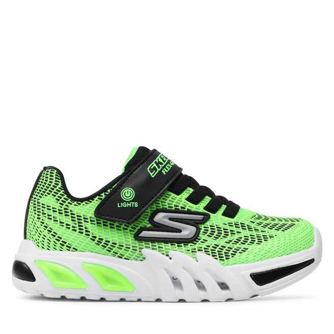 Sneakersy Skechers Vorlo 400137L/LMBK Zielony - chłopięce