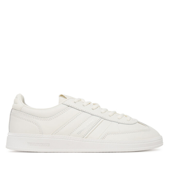 Sneakersy Tommy Jeans The Greenwich Edge Full EN0EN02929 Écru - kobiece