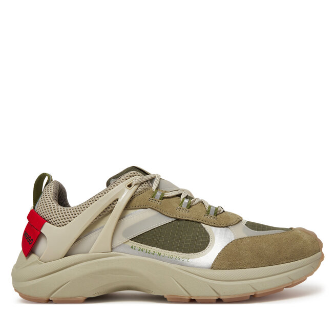 Sneakersy HUGO GO2 50541703 Khaki - męskie
