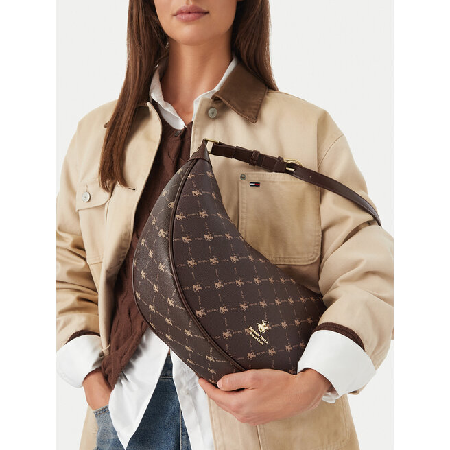 Torebka Beverly Hills Polo Club CEO-BHPC-L-009-10 Brązowy -