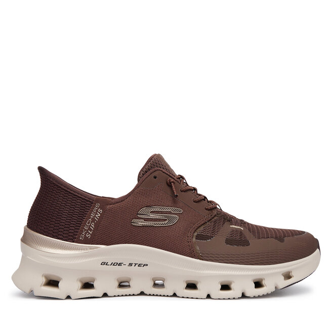 Sneakersy Skechers Glide-Step Pro - Radiant Stride 150438/CHOC Brązowy - kobiece