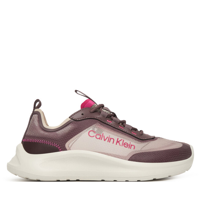 Sneakersy Calvin Klein Light Eva Run Lup Transp Ripst HW0HW02998 Różowy - kobiece
