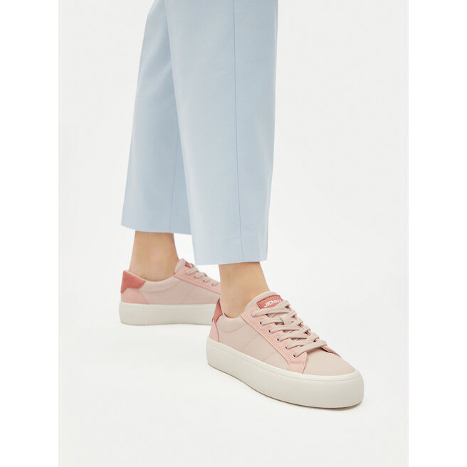 Sneakersy JENNY V13-037 Różowy - kobiece