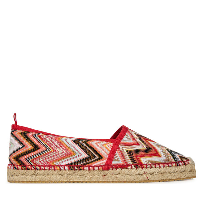 Espadryle M Missoni Elle MWB014_002 Czerwony - kobiece