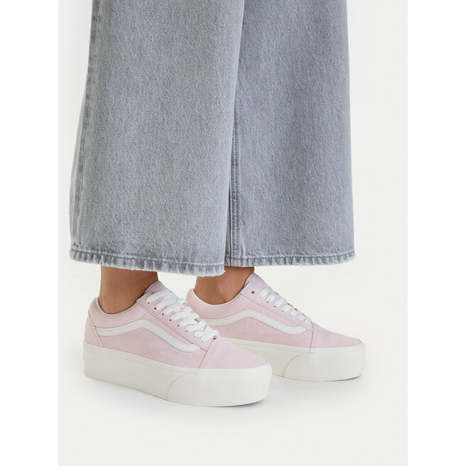 Tenisówki Vans Old Skool Platform VN0009PZGSF1 Różowy jasny - kobiece