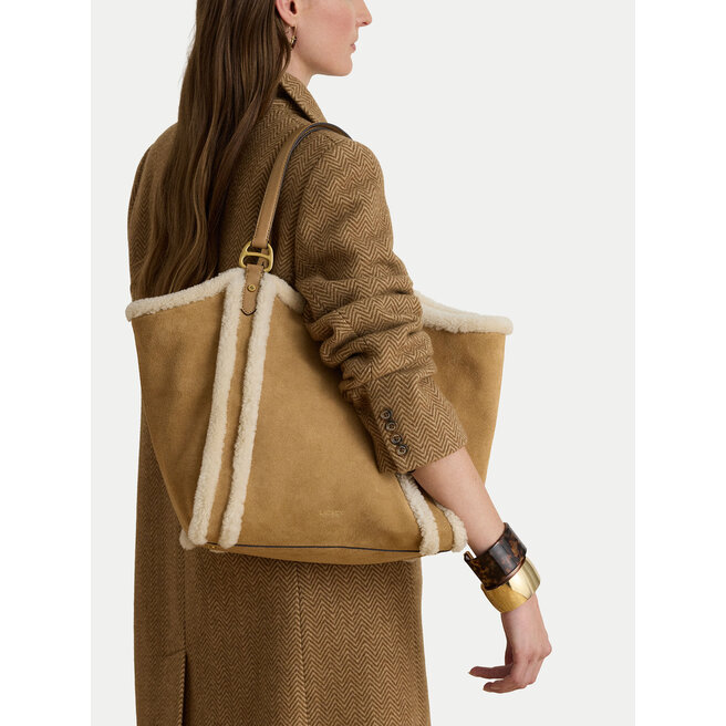 Torebka LAUREN RALPH LAUREN 431P18389001 Brązowy -
