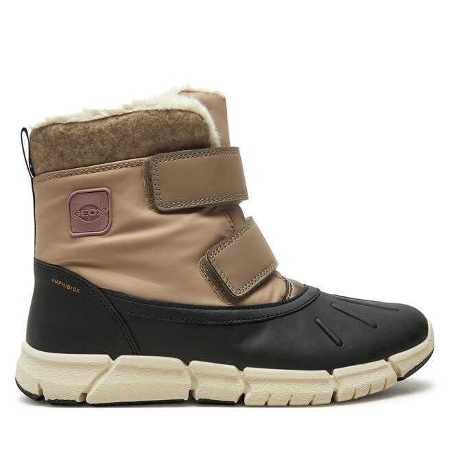 Śniegowce Geox J Flexyper Girl B Ab J46APC 054FU C0533 S Beżowy - dziewczęce