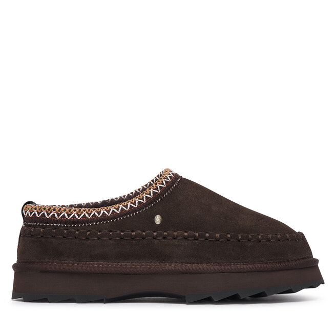 Śniegowce EMU Australia Sharky Adventure Scuff W13239 Brązowy ciemny - kobiece