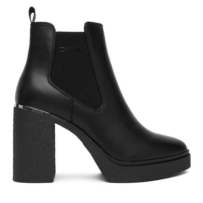 Botki DKNY Tarquin Platform B K4554905 Czarny - kobiece