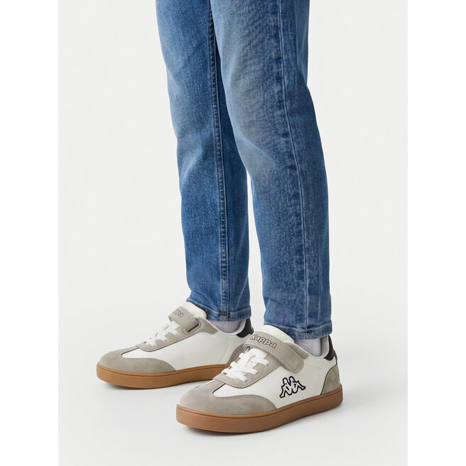 Sneakersy Kappa CEOWB-NF214809(CH) Biały - chłopięce
