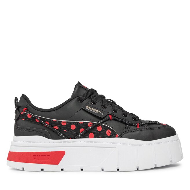 Sneakersy Puma Mayze Stack Miraculous Jr 393906 01 Czarny - dziewczęce