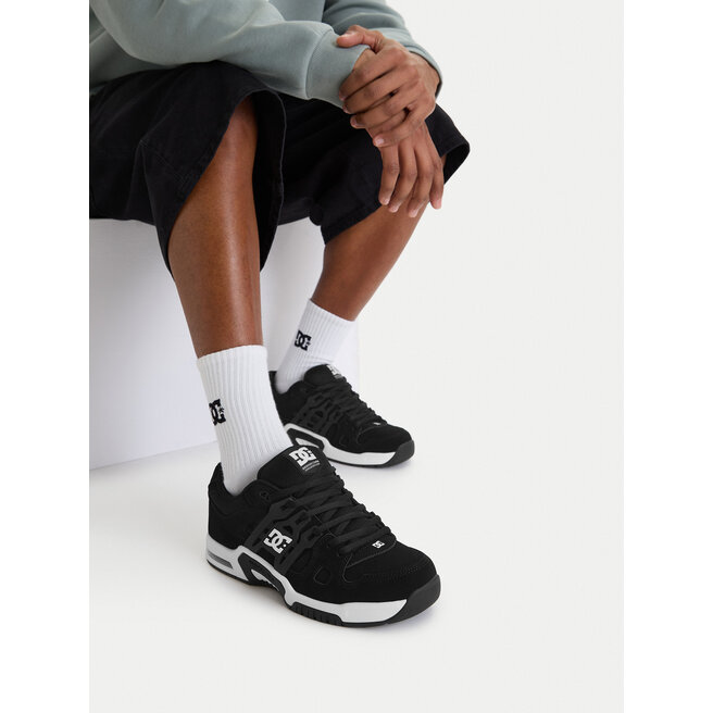 Sneakersy DC Shoes EO-AT-2 DC02906001 Czarny - męskie