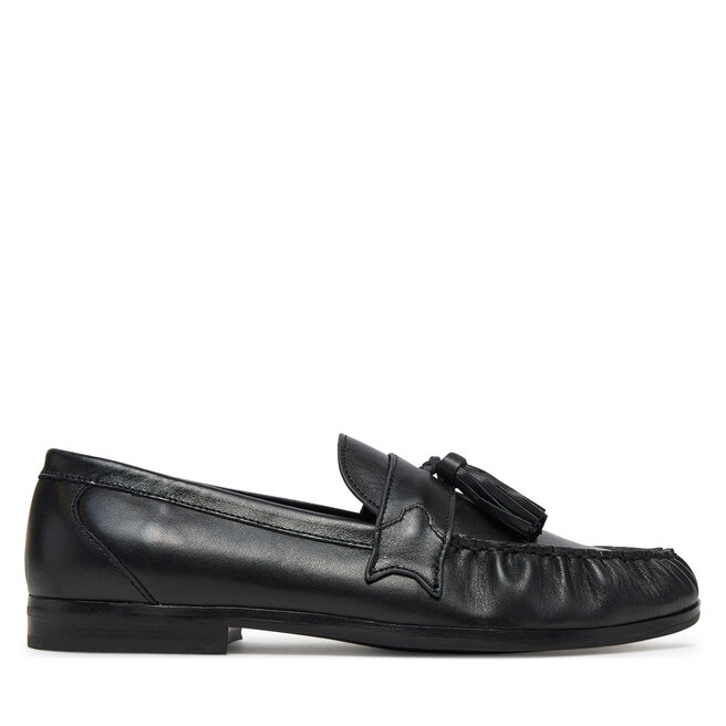 Loafersy Naked Wolfe Lido Czarny - męskie