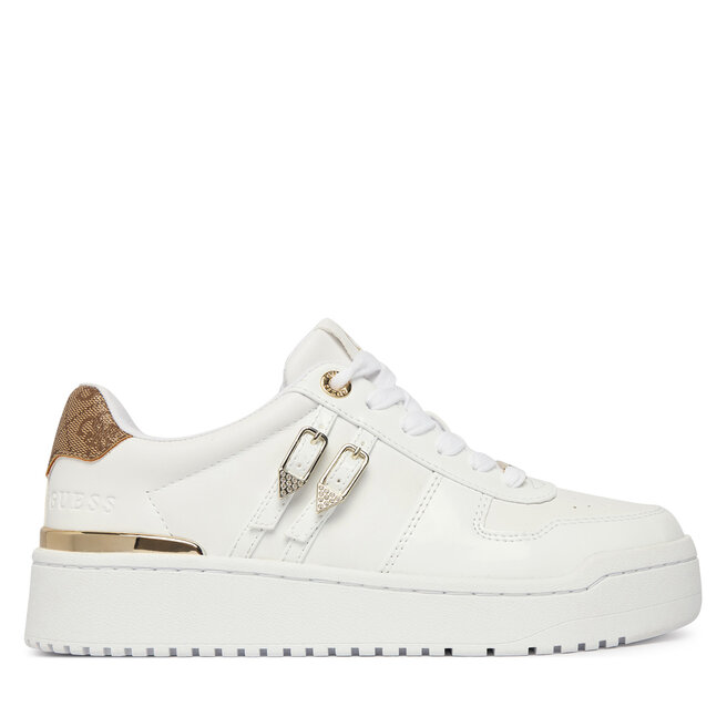 Sneakersy Guess FLFMAG ELE12 Biały - kobiece