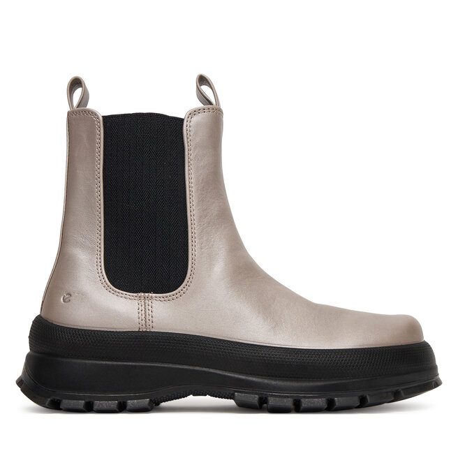 Botki ECCO 22075302459 Bordowy - kobiece