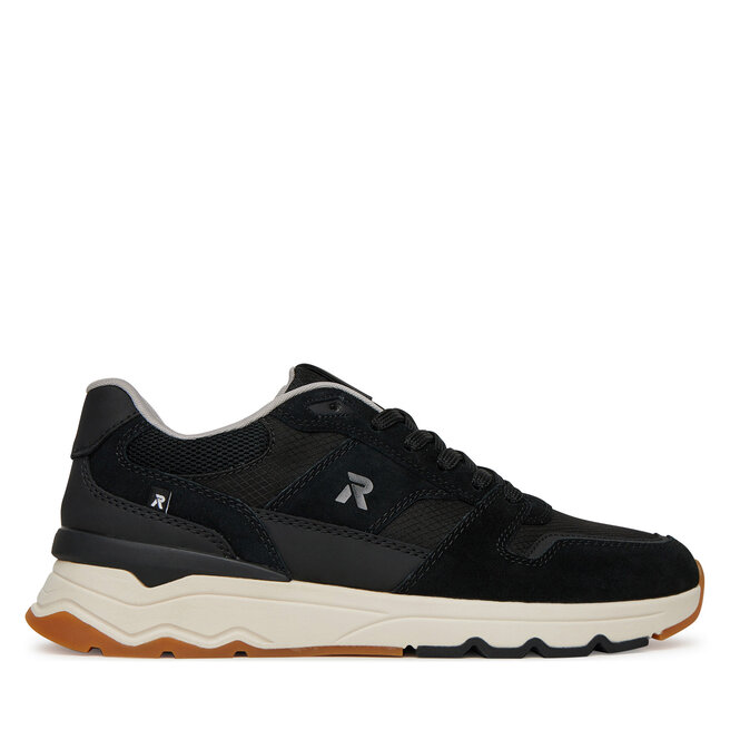 Sneakersy Rieker Revolution Lifestyle U0905-00 Czarny - męskie