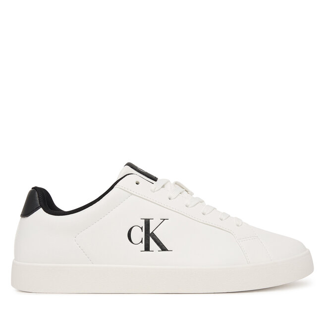 Sneakersy Calvin Klein 3 Cupsole Derby Pu Smo HM0HM02458 Biały - męskie