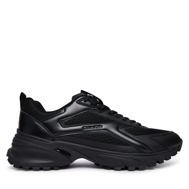 Sneakersy Calvin Klein Hike Runner Ckstripe Met Mix Mat HM0HM02341 Czarny - męskie