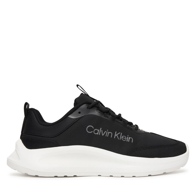 Sneakersy Calvin Klein Light Eva Runner Nyl-Sue HW0HW03149 Czarny - kobiece