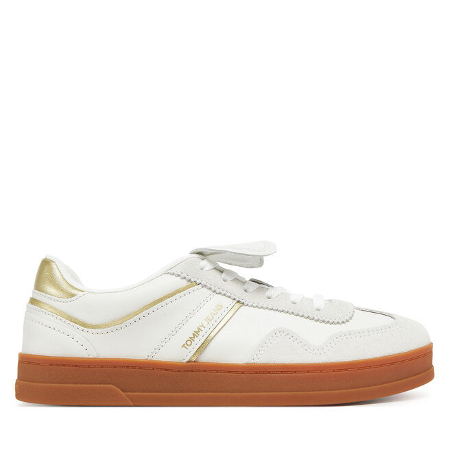 Sneakersy Tommy Jeans The Greenwich Flap EN0EN02715 Biały - kobiece