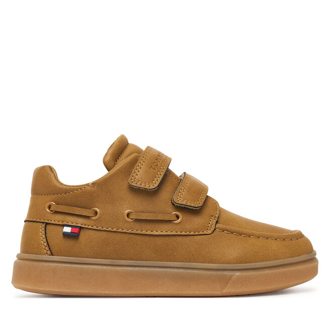 Półbuty Tommy Hilfiger Hector T1X4-35221-0315 S Brązowy jasny - chłopięce