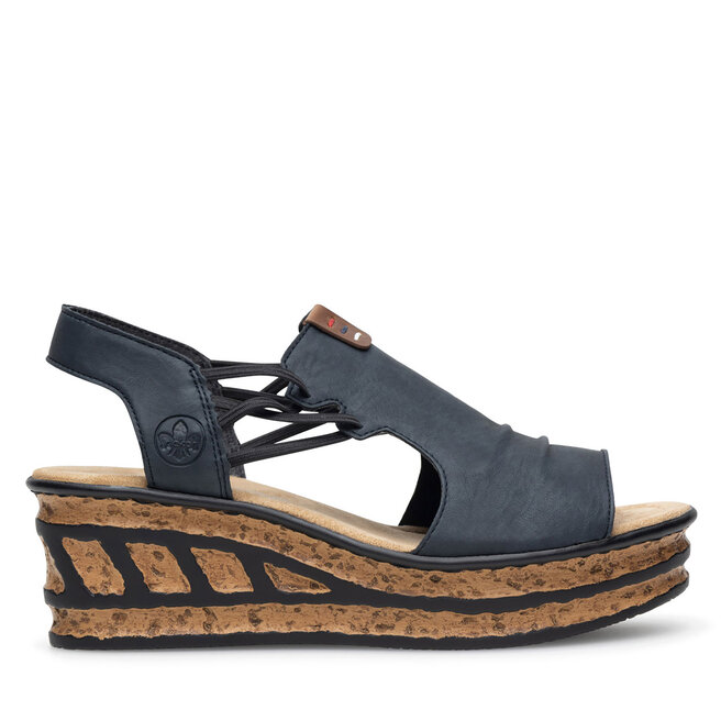 Sandały Rieker 68175-14 Granatowy - kobiece