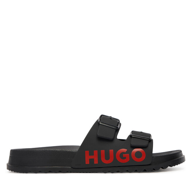 Klapki HUGO G01193 S Czarny -