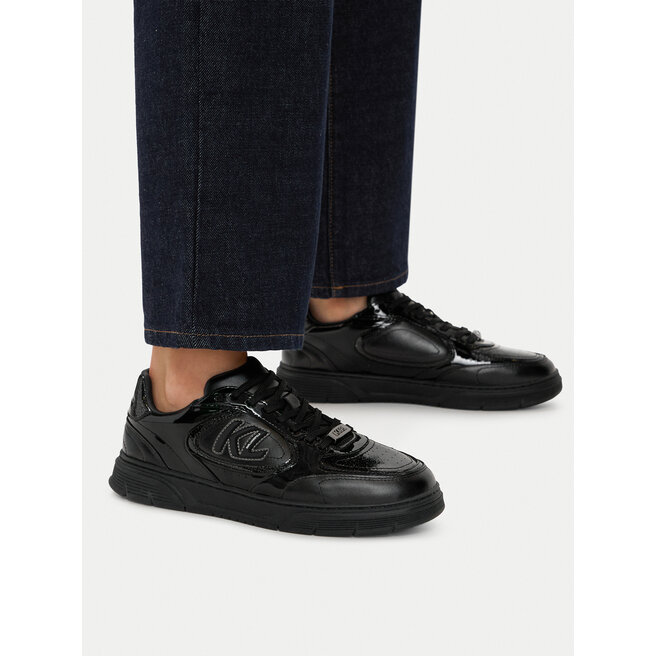 Sneakersy KARL LAGERFELD Kourtney KL63025 Czarny - kobiece