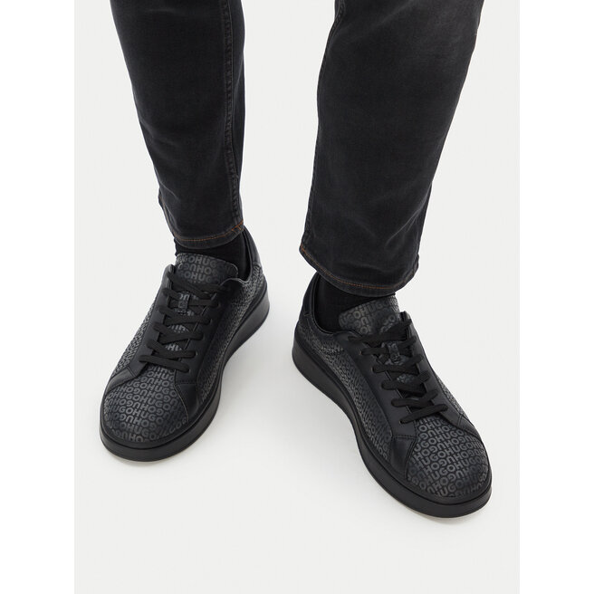 Sneakersy HUGO Neston Tenn 50563582 Czarny - męskie