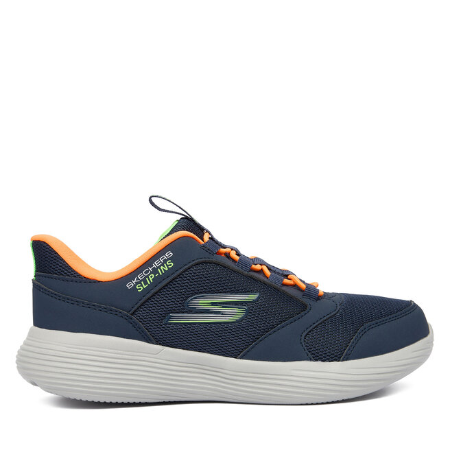 Sneakersy Skechers Go Run 400 V2 403899L NVOR Granatowy - chłopięce