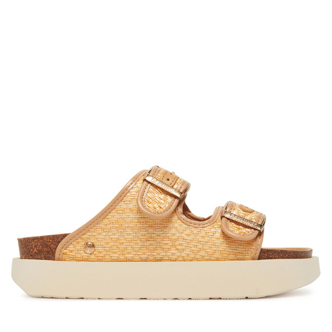 Klapki Genuins Hawaii Raffia G106361 Beżowy -