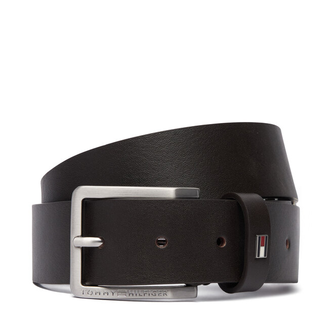 Pasek Męski Tommy Hilfiger Olivier 3.5 Ext AM0AM13755 Brązowy -