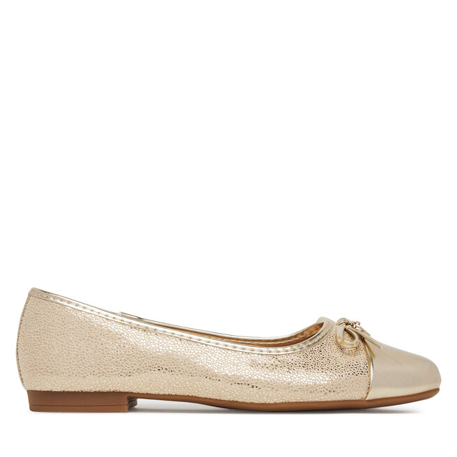 Baleriny Clara Barson WYL3652-3 Złoty -
