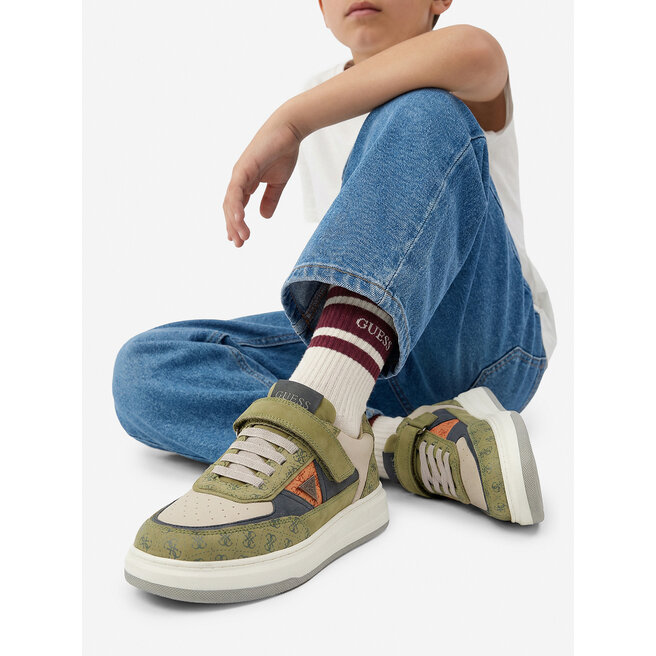 Sneakersy Guess CEO-BI12-3197-01 Zielony - chłopięce